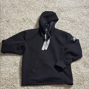 New Balance Men’s Black Hoodie Size Medium Sear Sucker Logo Hooded